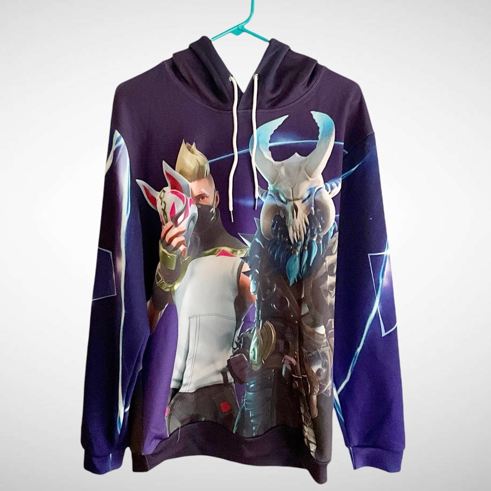 Fortnite Drift Pullover Sweatshirt Hoodie with Ragnarok